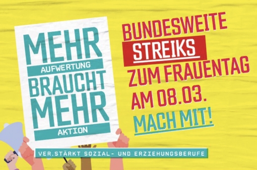 Warnstreik und Kundgebung.