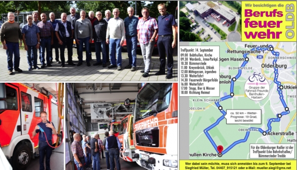 FG  – Besuch der Feuer- und Rettungswache 1 in OL-Bürgerfelde