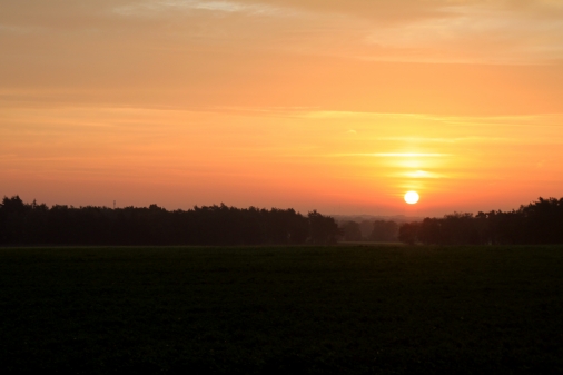 Sonnenaufgang über Großenkneten