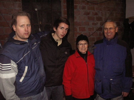 v.li. n. re: Jan Garner, Mika Everding, Gabriele und Peter Teichmann