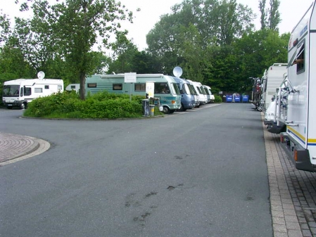 Wohnmobile am Badepark