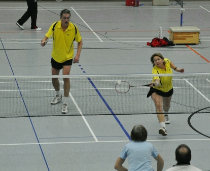 Ursel Hustert und Thomas Harms in Aktion