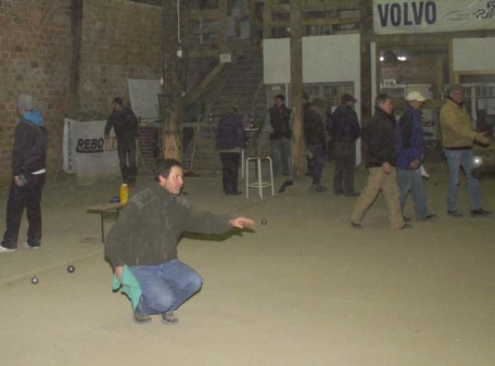 reger Kugelbetrieb in der Boulescheune Erlte