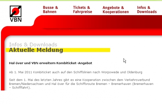 Quelle: Internetseite VBN