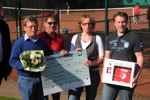 von links nach rechts: Horst Ehlers, Werner Martin, Ute Engberts u. Mark Gröber