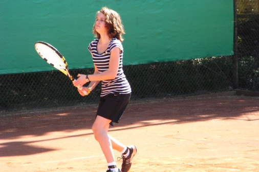 Celin Schramm, erfolgreich mit der Damenmannschaft