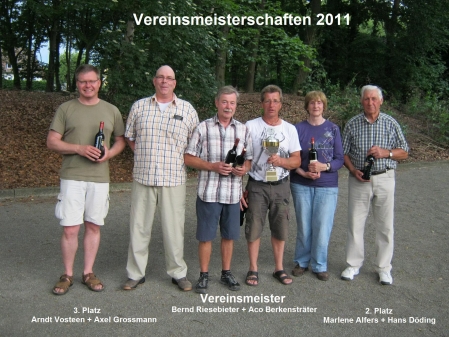 Vereinsmeisterschaften 2011