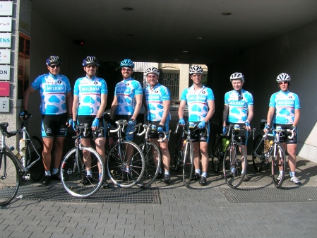 Das Team vor dem Start