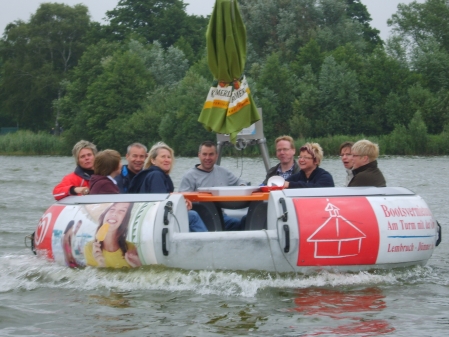 Rundboote auf dem Dümmer