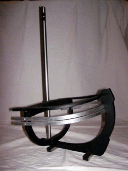 Der Schiffsrumpf eines Muttschiffes als Kunstwerk