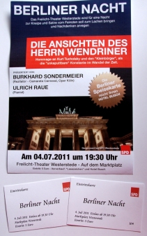 Berliner Nacht in Westerstede -satirische Lesung
