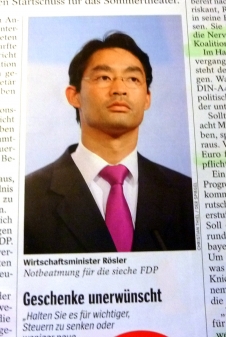 Wirtschaftsminister Röster