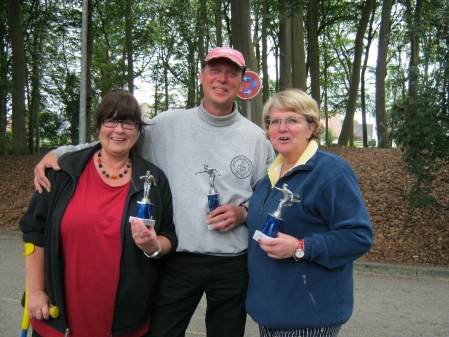 3. Monika Lorenz, Sieger Gerold Schelenz, 2. Gisela Hintzmann