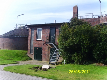 Die alte Anlage - Faultürme