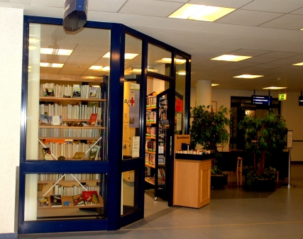 Eingang zur Bibliothek