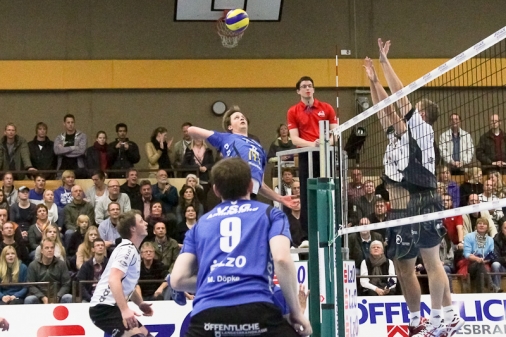 Die VSG bot am Freitag gegen den Meister Giesen/Hildesheim (Foto) eine tolle Leistung, am Sonntag gegen Braunschweig reichte es dann auch zu einem Sieg (Bild: Volkhard Patten).