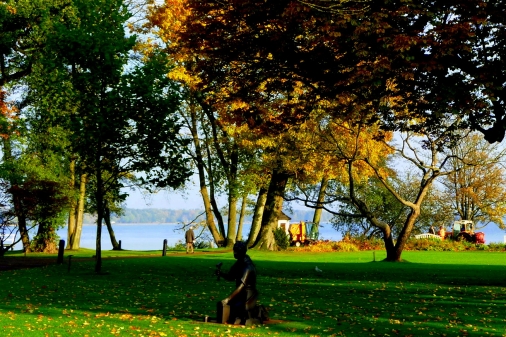 Weite Sicht über das Meer