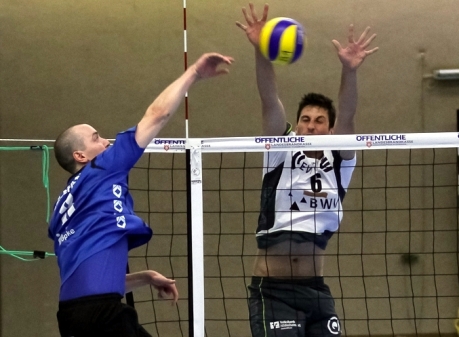Arne Döpke (hier im Spiel gegen Giesen-Hildesheim) zeigte in Essen eine starke Leistung (Bild: Volkhard Patten).
