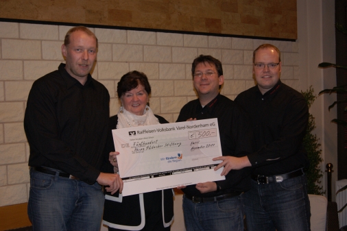 Renke Bartels, Gertrud Rädecker, Markus Helmke und Florian Rahmann