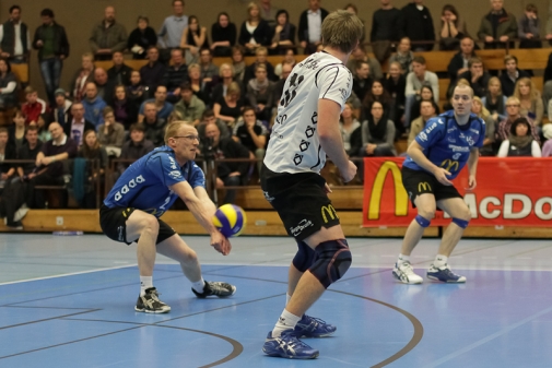 Außenseiter in Solingen: Das Ammerländer Team mit (von links) Benjamin Büttelmann, Lars Achtermann und Arne Döpke (Bild: Volkhard Patten)