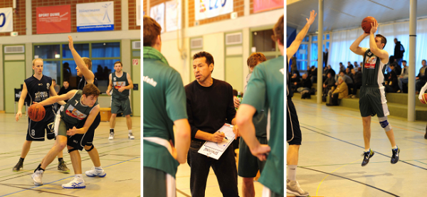 Die Angriffsbemühungen des TuS waren trotz Anweisungen von Coach Villanes selten erfolgreich (Fotos: R. Müller)