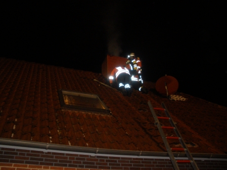 Feuerwehr kurz vor der JHV noch im Einsatz