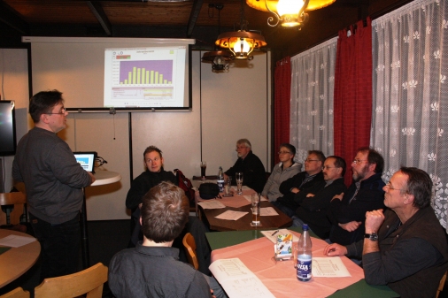 Zufrieden zeigten sich die Gesellschafter der Bürgersolar TV Metjendorf 04 GbR mit ihrer Solaranlage 