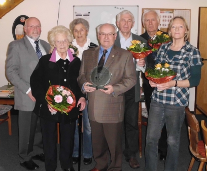 Die geehrten Mitglieder für 40 und 60 Jahre