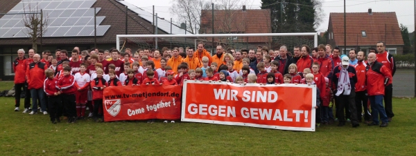 Wir sind gegen Gewalt!