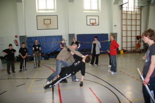 Demonstration von Kontertechniken