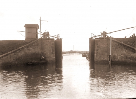 Die alte Deichschleuse, erbaut 1847