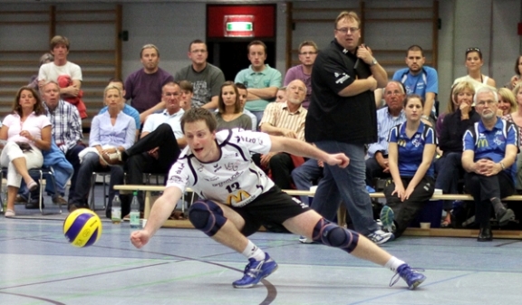 Wenn es nach VSG-Libero Lars Achtermann geht, darf es am Sonntagabend gegen die TSG Solingen Volleys durchaus eine Überraschung geben.
