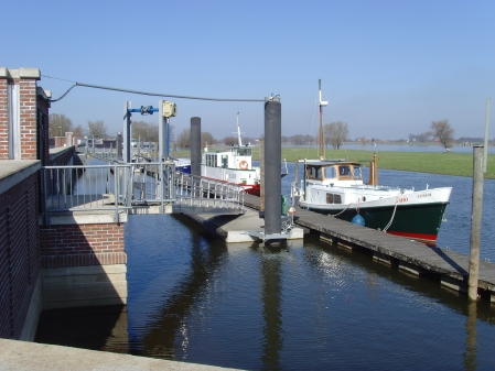 Der Elbe - Hafen von Hitzacker
