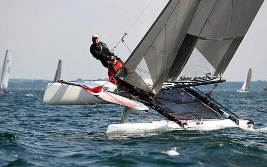 Faszination Katamaransegeln Katamaran Probesegeln F18-Ranglistenregatta