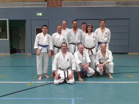 Bernd u. Tim Milner mit den Teilnehmern aus Oldenburg (SWO)