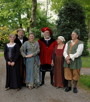 Hofgesellschaft /  Foto H.J. Unbehau Zetel