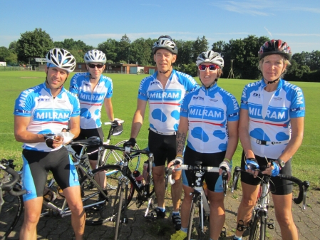 Das Team vor dem Start