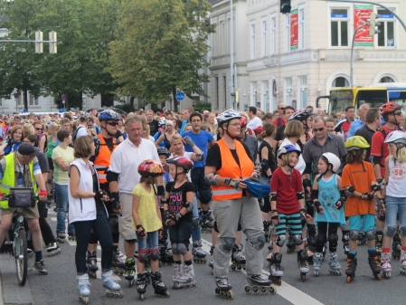 Inliner-Tour in Oldenburg (Bild: Werner Fuhlrott)