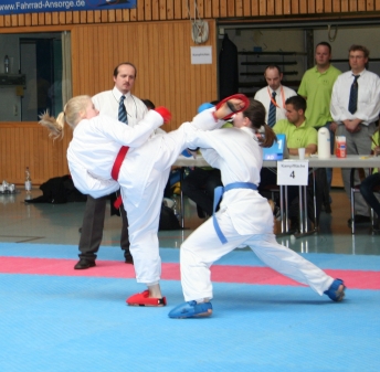 Kämpfen im Karate