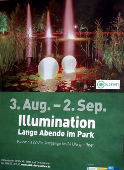 IIumination setzt Akzente im Park