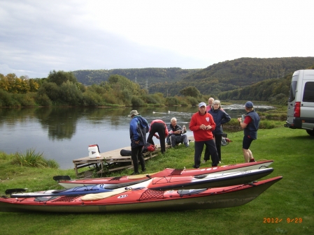 Ruderwanderung auf der Oberweser