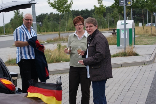 Es geht los -die erste Rast