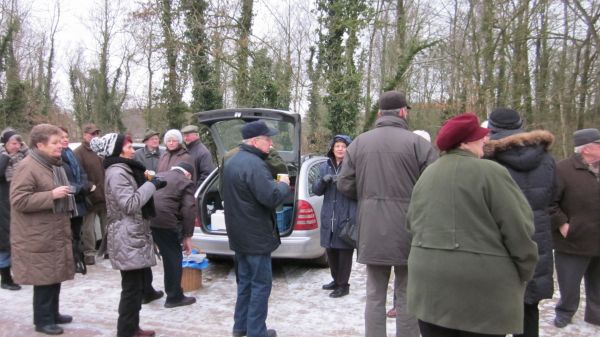 Treffen am Wanderparkplatz in Dötlingen