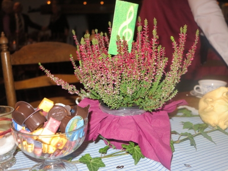 Herbstlicher Tischschmuck
