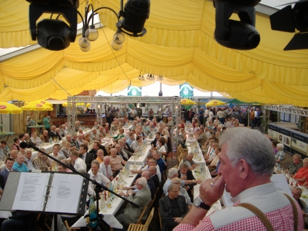 Original Huntetaler,Festzelt Großmarkteröffnung Wagenfeld 