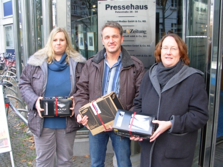 Gewinner: Annika Paradies, Martin Stein, Andrea Rausch