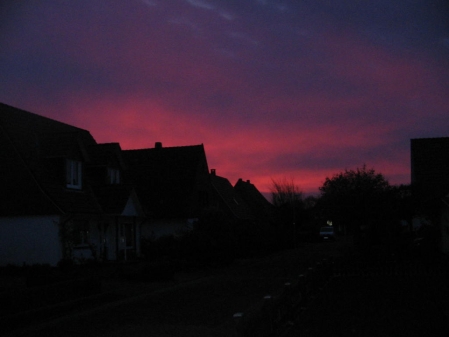 Abfahrt Rastede- Sonnenaufgang